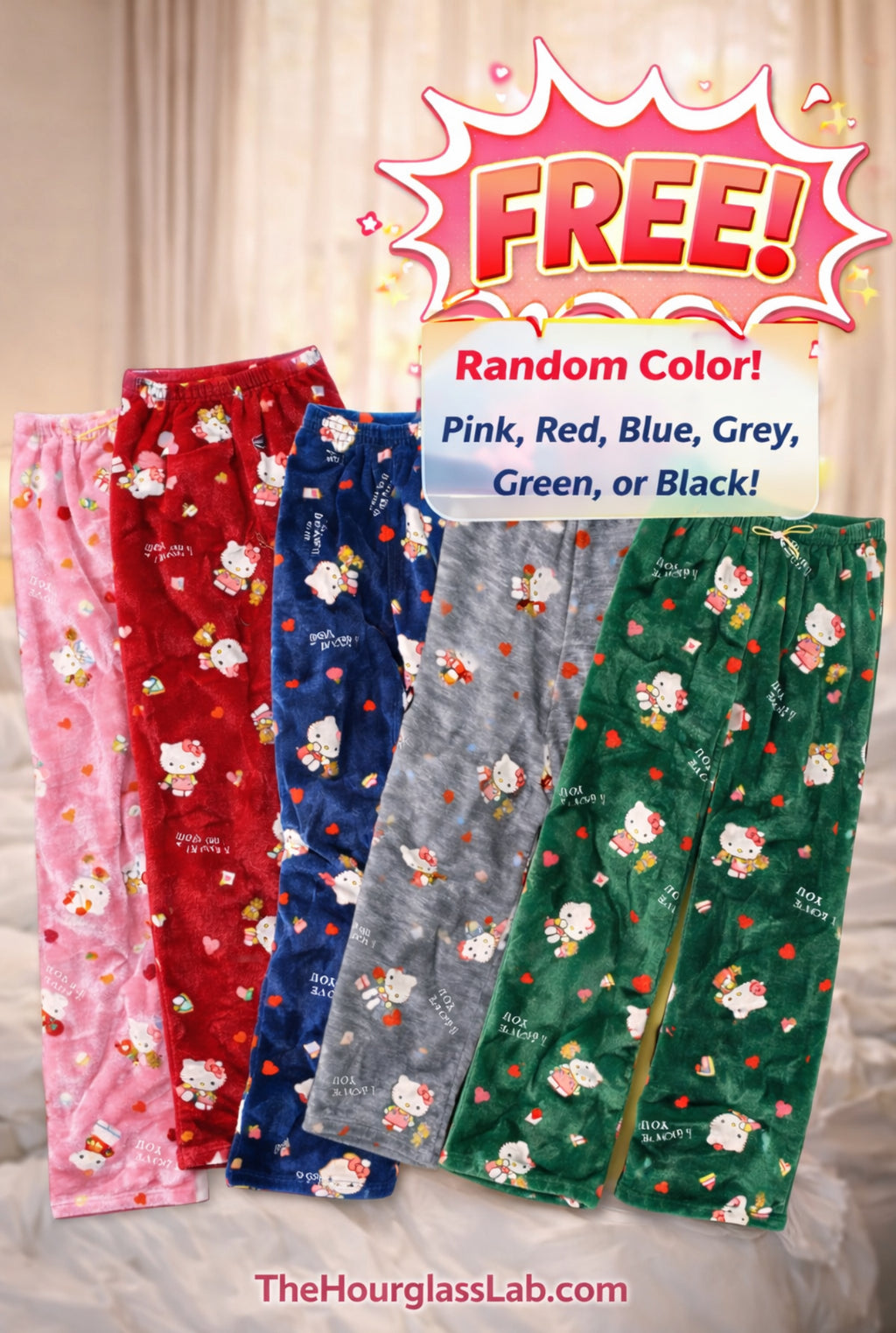 TheHourglassLab Hello Kitty Dreams PJ Set + FREE GIFT