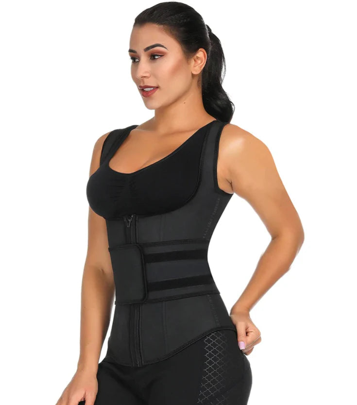 The Hourglass Lab Sculpting Latex Waist Trainer Vest