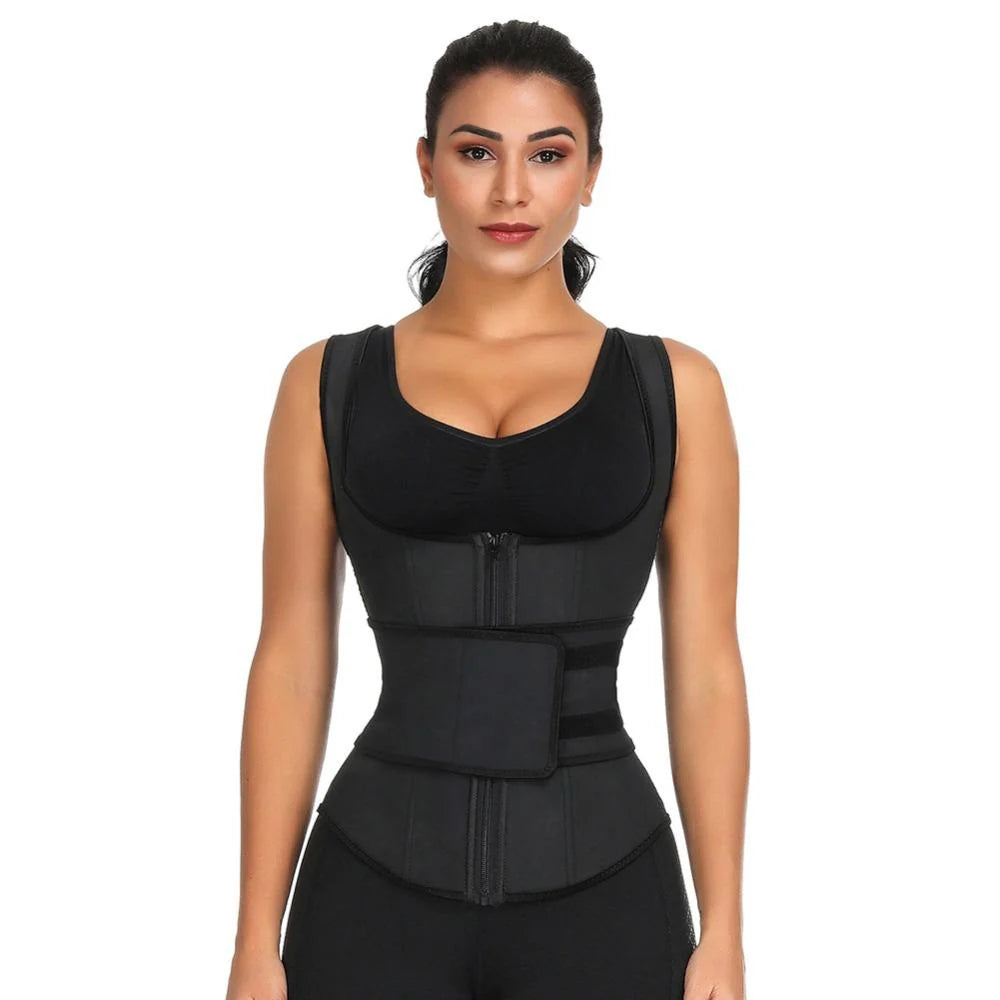 The Hourglass Lab Sculpting Latex Waist Trainer Vest