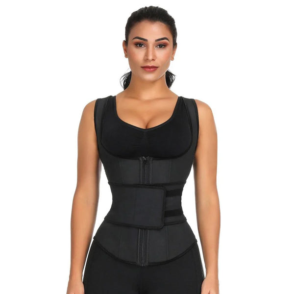 The Hourglass Lab Sculpting Latex Waist Trainer Vest